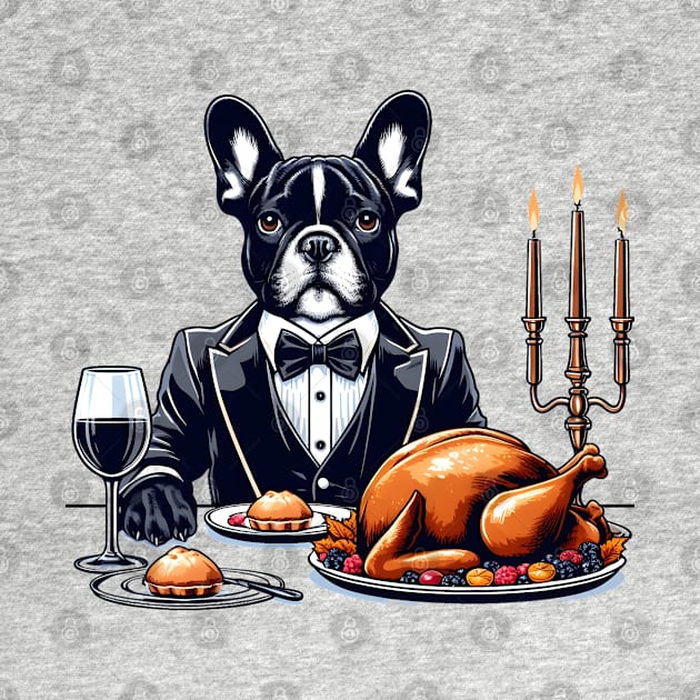 French Bulldog Thanksgiving by Graceful Designs